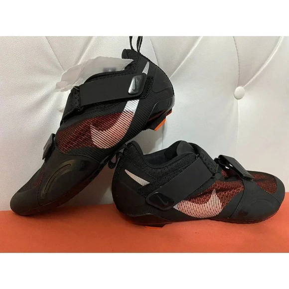 Nike Superrep Cycle Black/Hyper Crimson Indoor Cycling Shoes Men's Size 8.5 NEW - Picture 1 of 12
